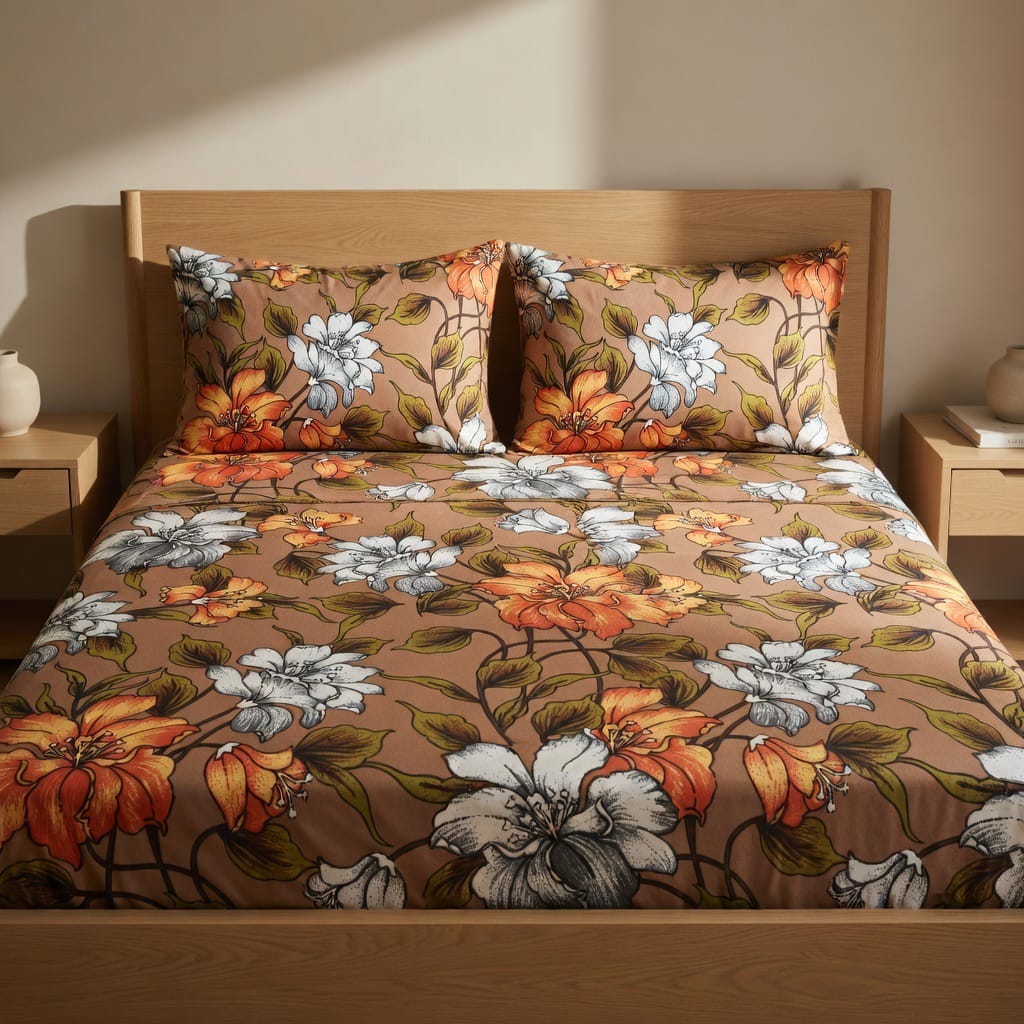 Stylish Geometric Bedsheet Set