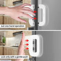 Fridge Lock one Hand Operation