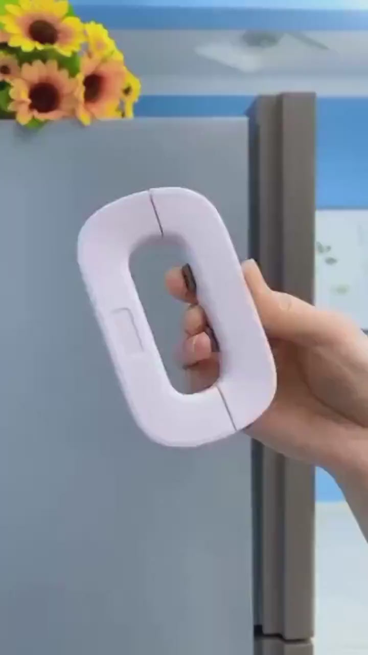 Fridge Lock one Hand Operation