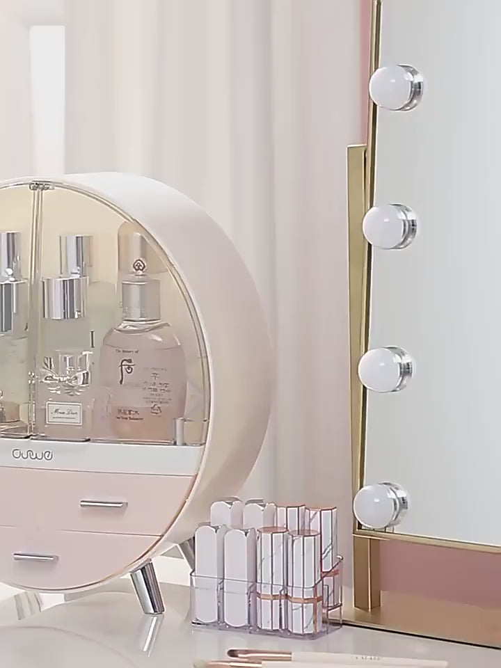 Beauty Counter Essentials - Transparent Cosmetic Storage Box